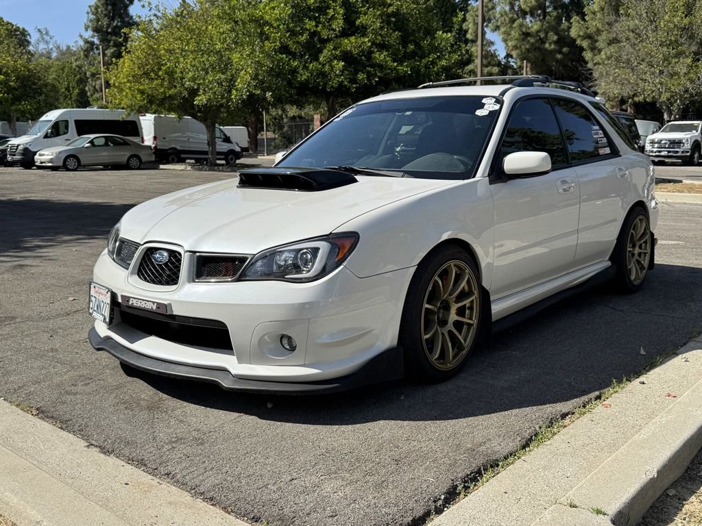 Used 2007 Satin White Pearl Subaru WRX image 3