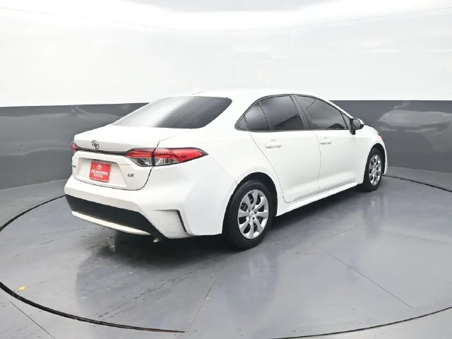 Used 2021 White Toyota LE image 8