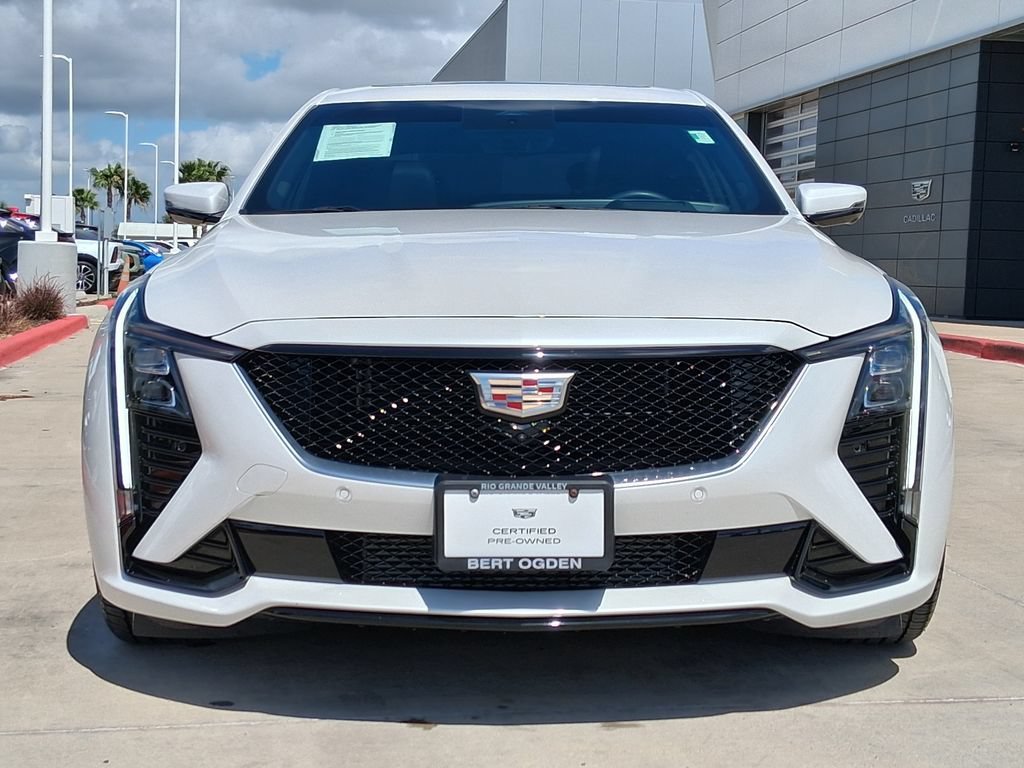 Used 2025 Crystal White Tricoat Cadillac Sport image 2
