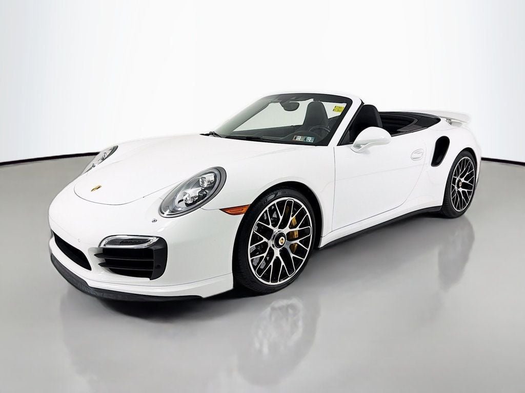 Used 2014 White Porsche Turbo Cabriolet image 6