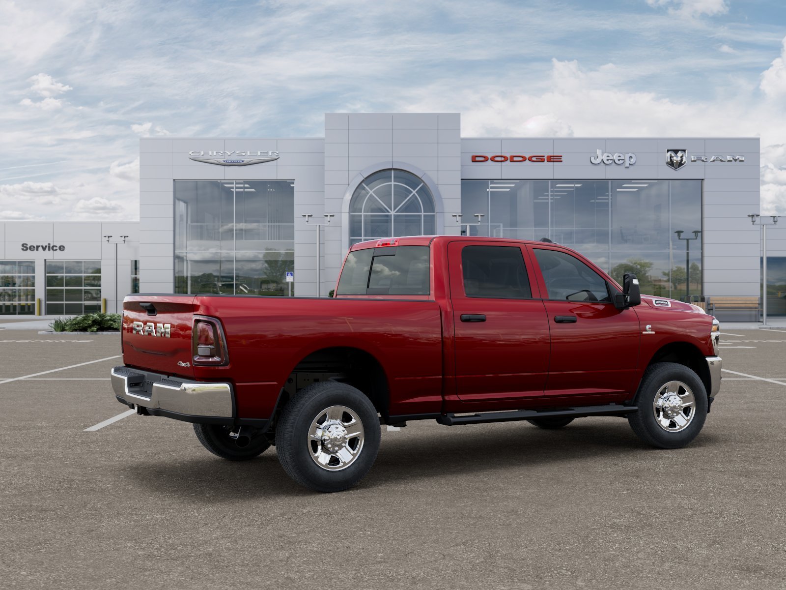 New 2026 Molten Red Pearlcoat RAM Tradesman image 39