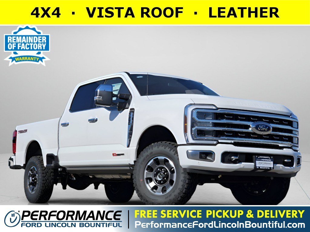 Used 2024 Star White Metallic Tri-Coat Ford Platinum image 1