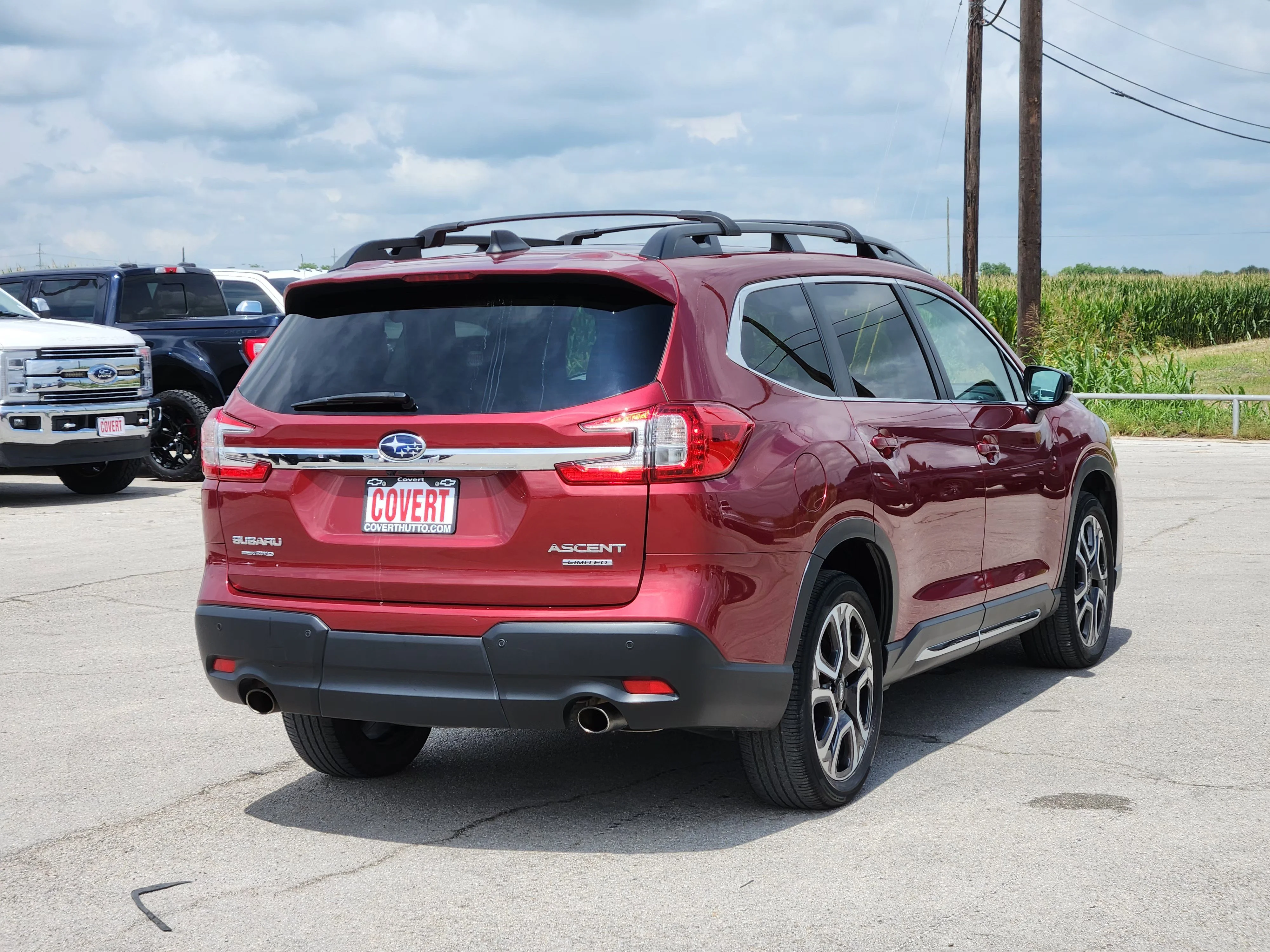 Used 2024 Crimson Red Pearl Subaru Limited image 7