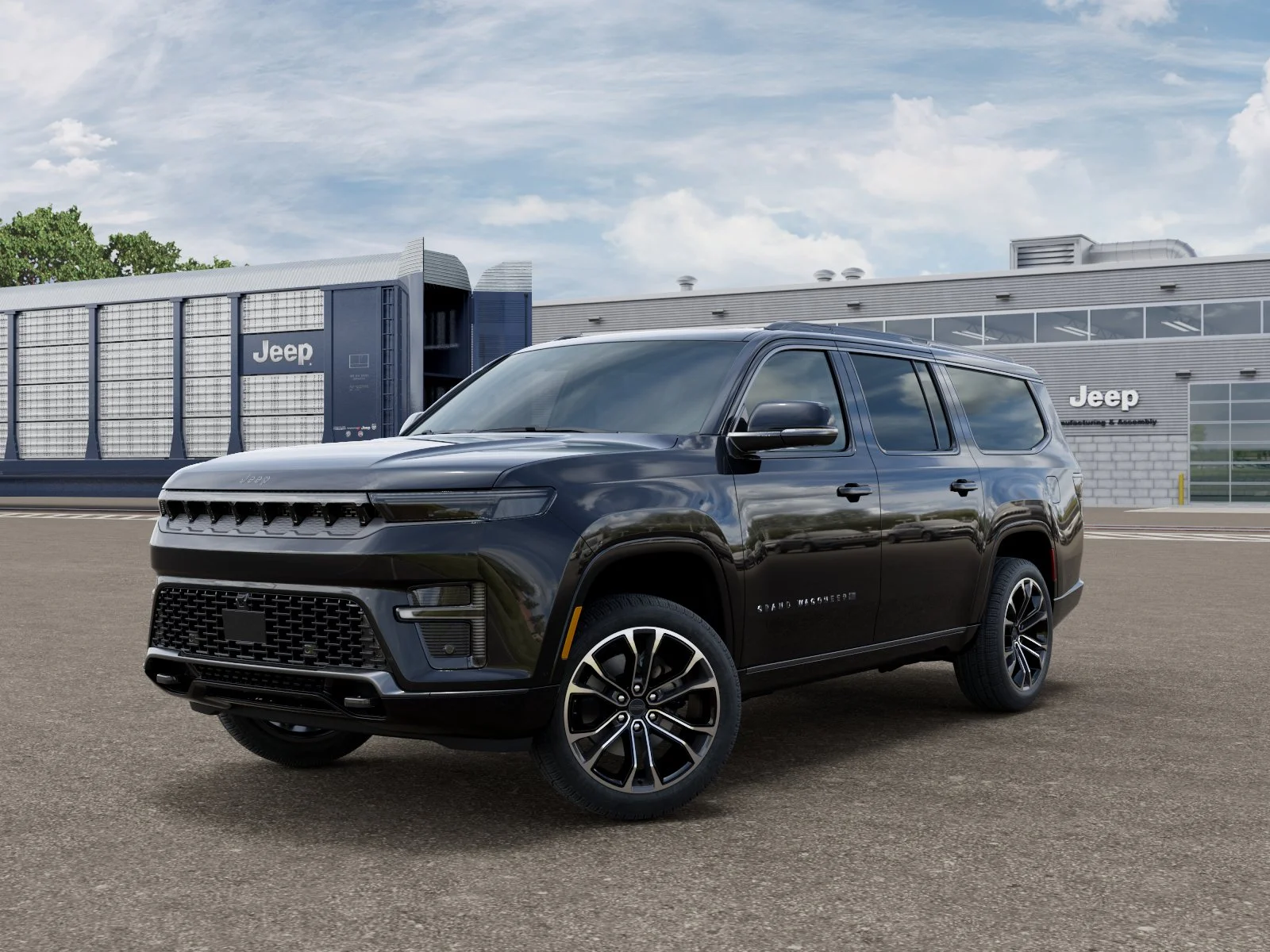 New 2026 High Gloss Black Exterior Paint Jeep Grand Wagoneer image 1