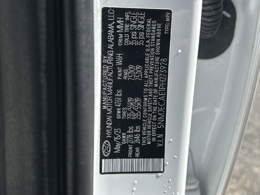 Used 2023 White Hyundai Limited image 38