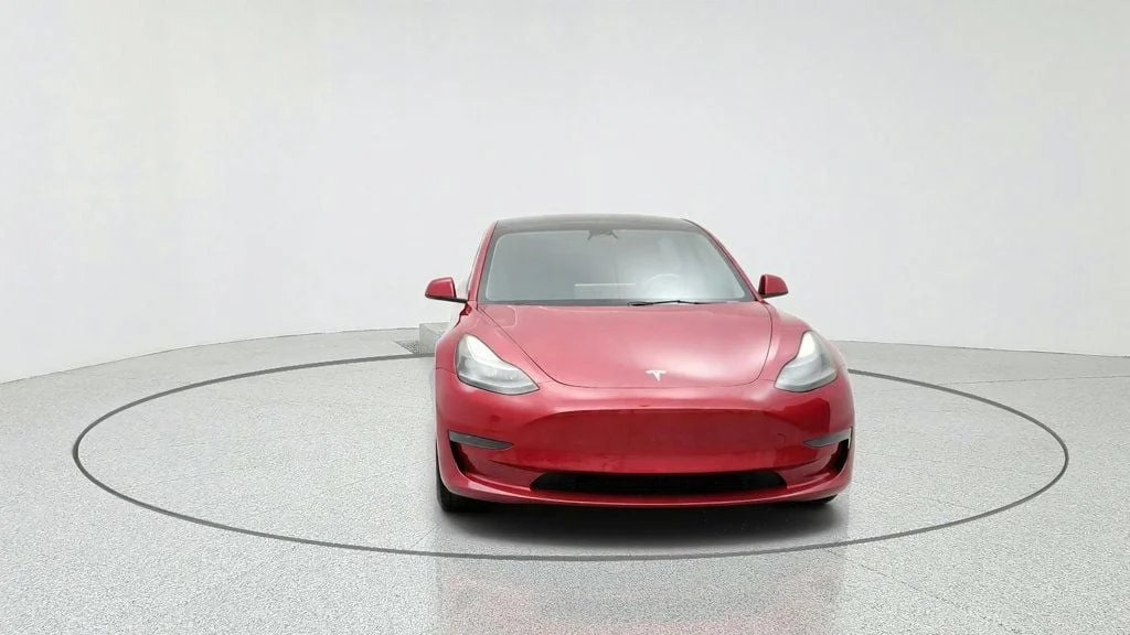 Used 2023 Red Multi-Coat Tesla RWD w/ 19