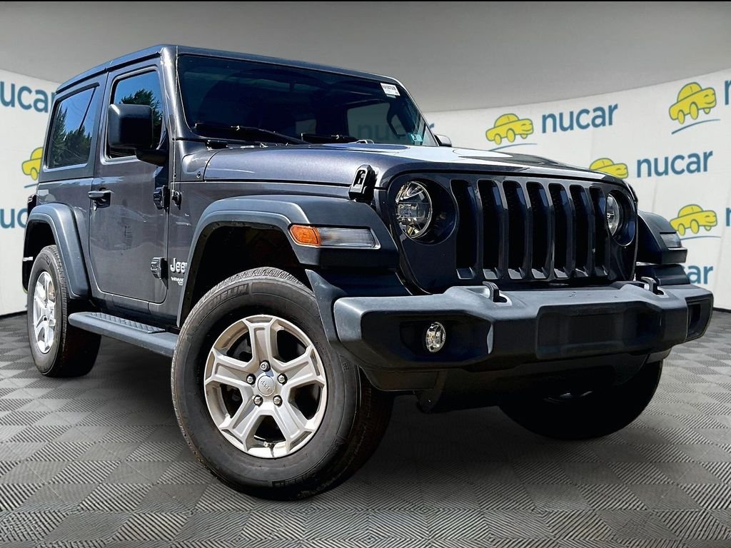 Used 2021 Gray Jeep Sport S image 1