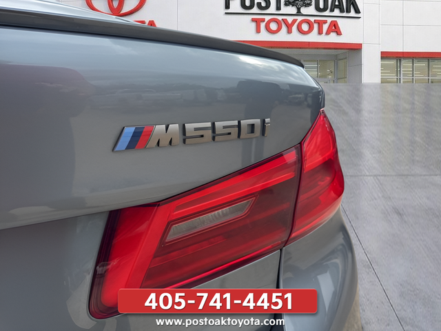 Used 2018 Blue BMW M550i xDrive image 9