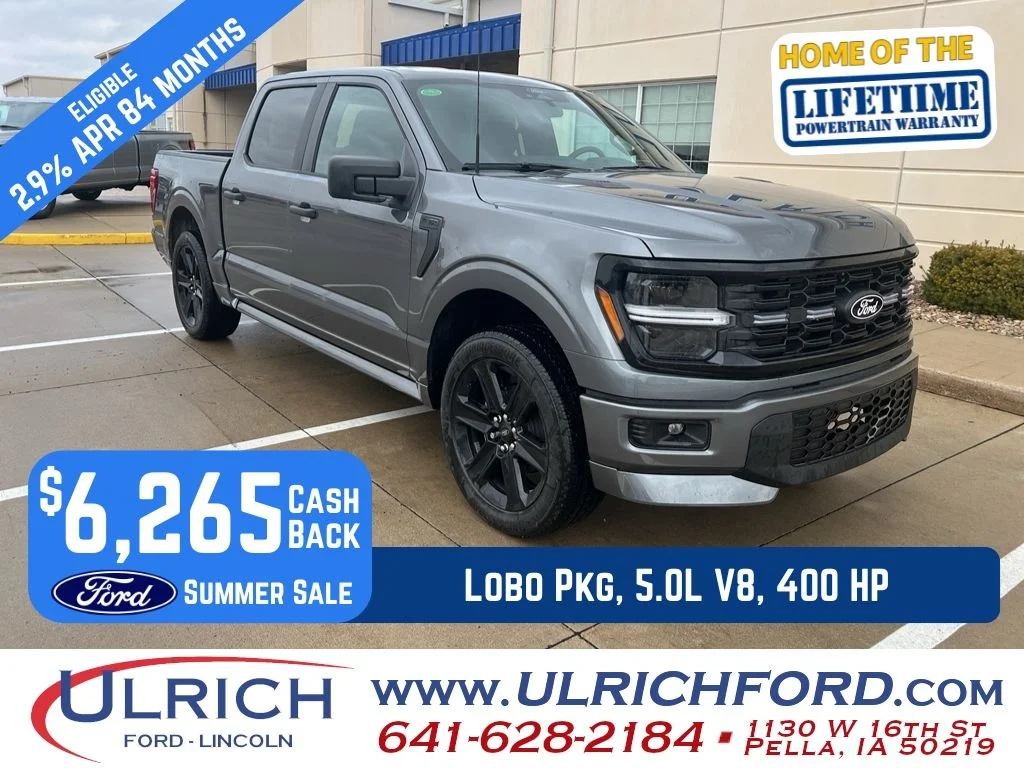 New 2026 Carbonized Gray Metallic Ford Lobo image 1