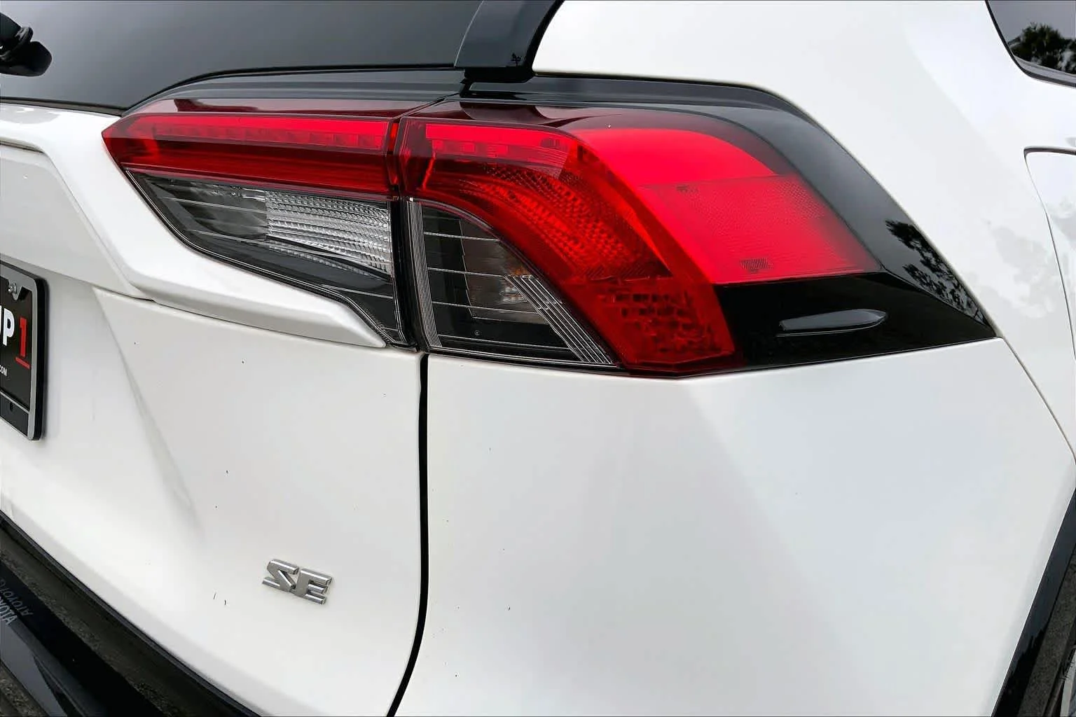 Used 2021 Super White Toyota SE image 30