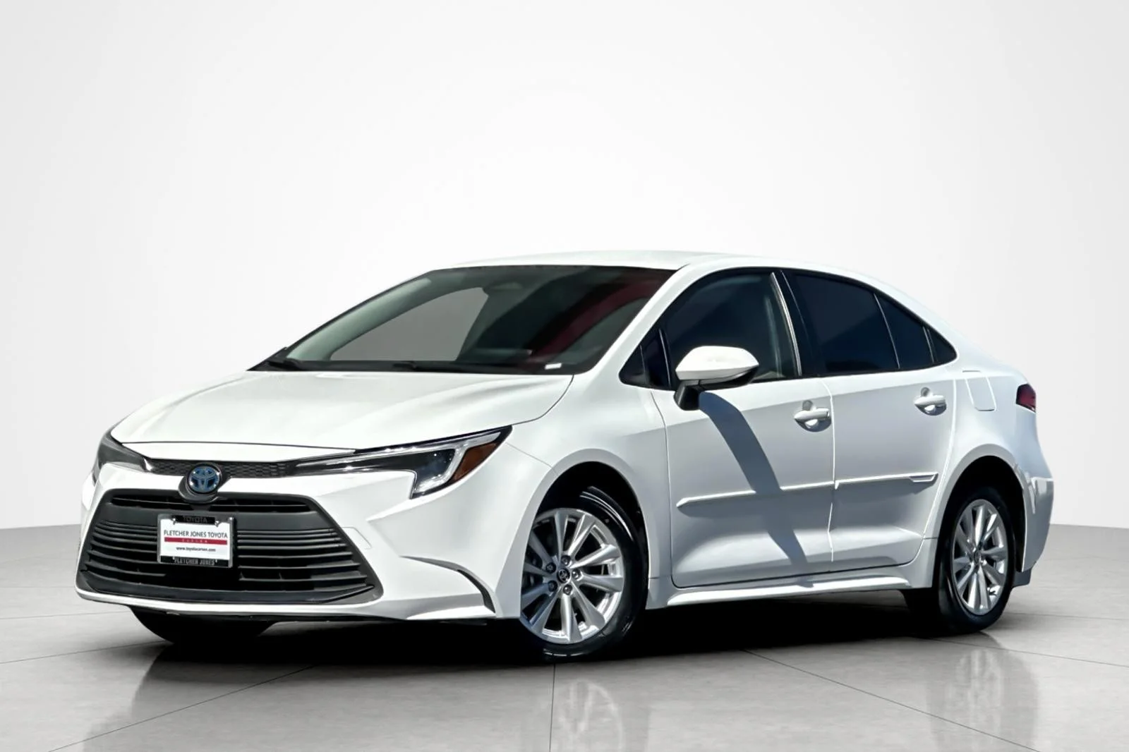 Certified Used 2024 Ice Cap Toyota Hybrid LE image 1