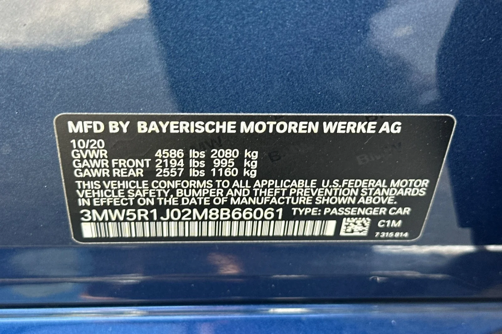 Used 2021 Phytonic Blue Metallic BMW 330i image 27