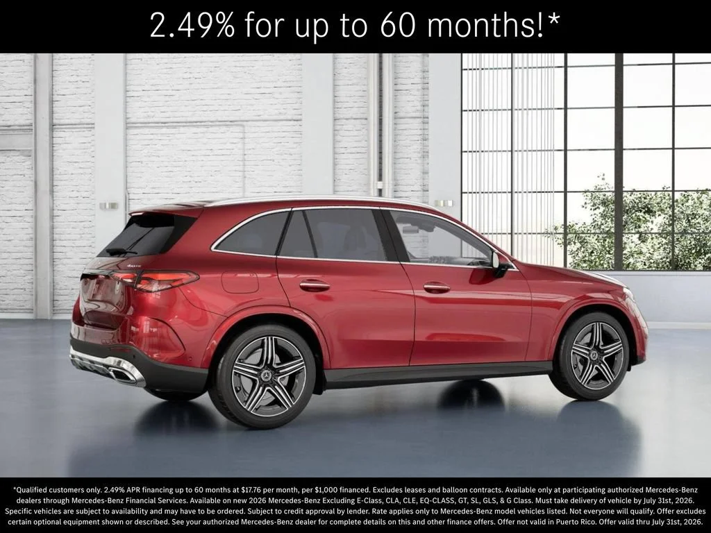 New 2026 MANUFAKTUR Patagonia Red Metallic Mercedes-Benz GLC 300 image 61