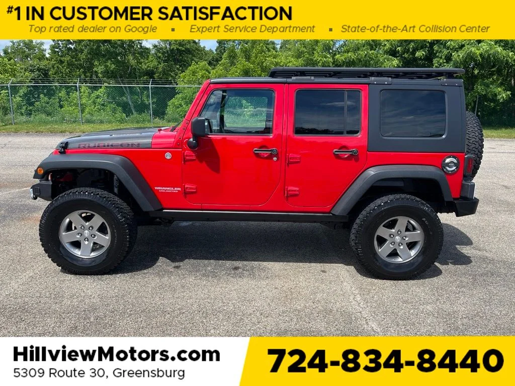 Used 2010 Jeep Wrangler Unlimited Rubicon with VIN 1J4HA6H15AL152902 for sale in Greensburg, PA