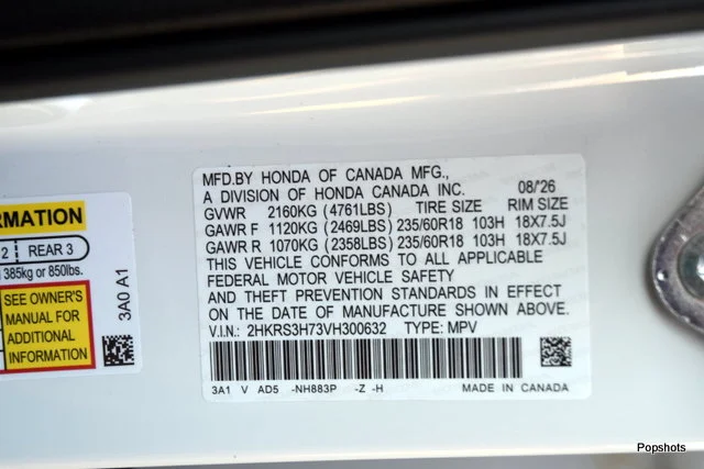 New 2027 Platinum White Pearl Honda EX-L 2WD image 19