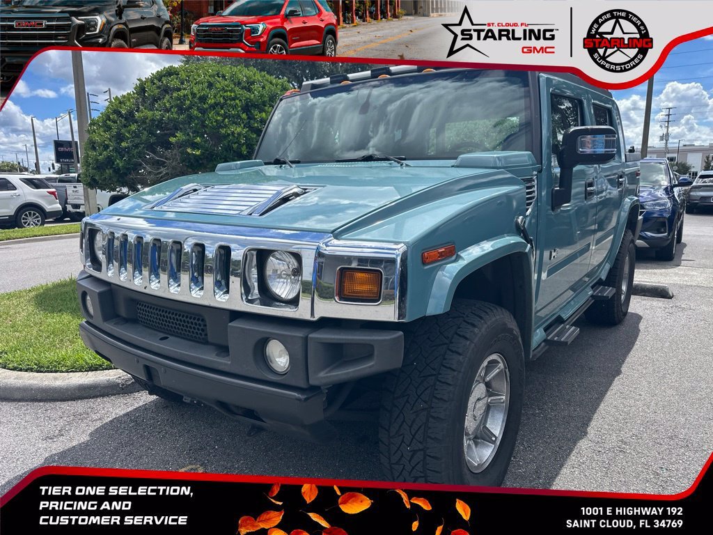 Used 2007 Glacier Blue Metallic HUMMER SUT image 1