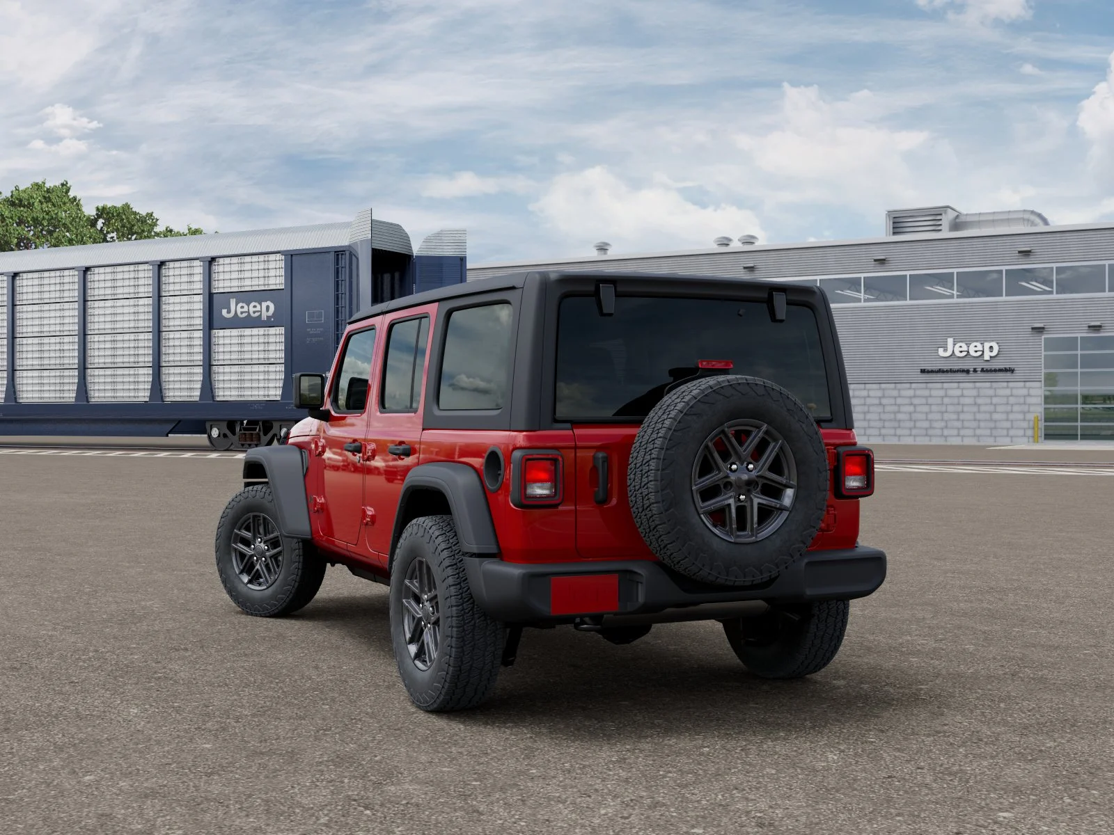 New 2026 Firecracker Red Clear-Coat Exterior Paint Jeep  image 29