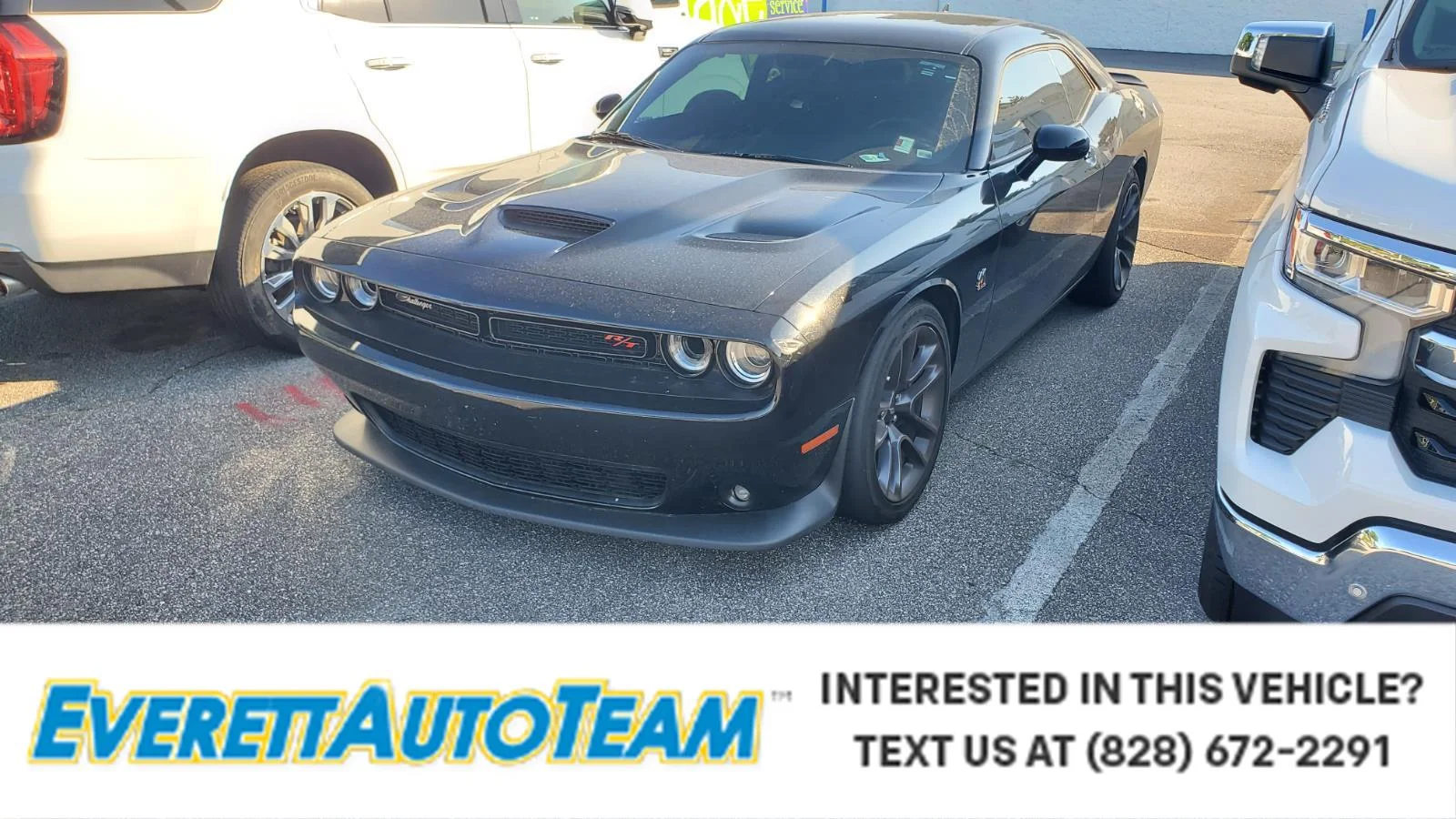Used 2023 Pitch Black Clearcoat Dodge R/T Scat Pack image 1