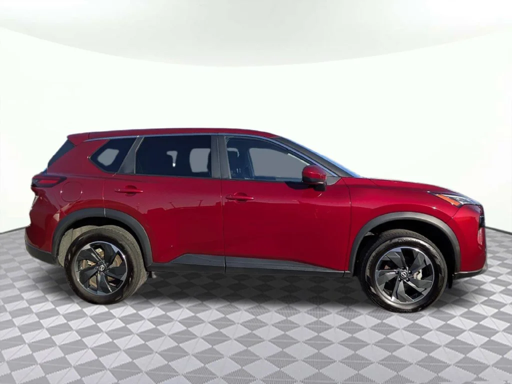 Certified Used 2025 Scarlet Red Nissan SV image 2