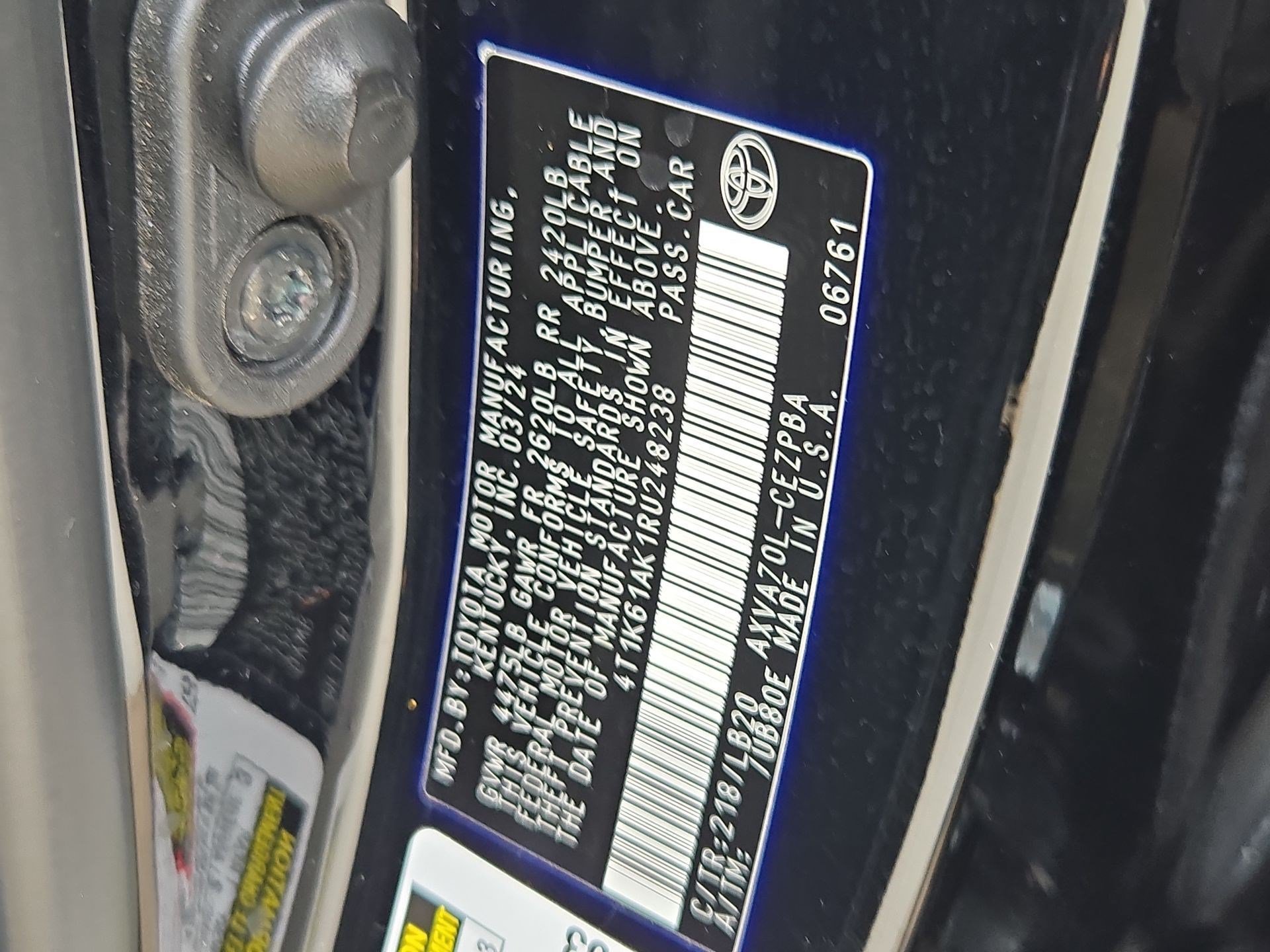 Used 2024 Midnight Black Metallic Toyota XSE image 33
