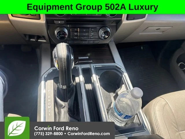 Used 2015 White Platinum Clearcoat Metallic Ford Lariat image 13