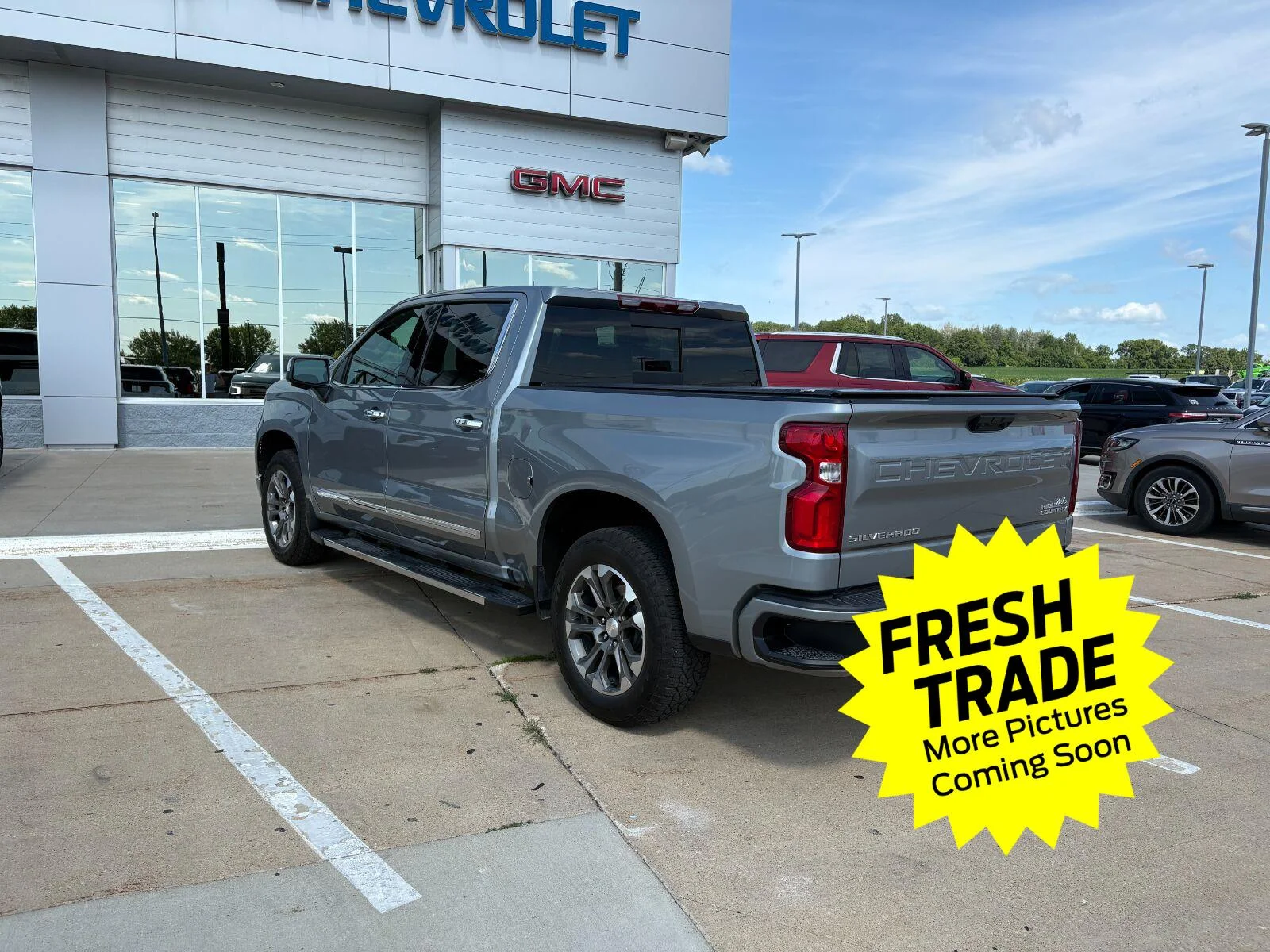 Used 2024 Sterling Gray Metallic Chevrolet High Country image 3