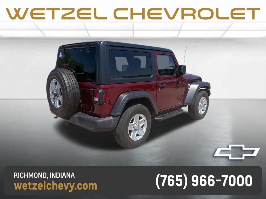 Used 2021 Red Jeep Sport S image 3