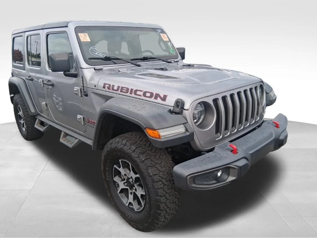 Used 2020 Silver Jeep Unlimited Rubicon image 2