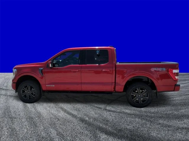 Certified Used 2021 Red Metallic Ford Lariat image 7