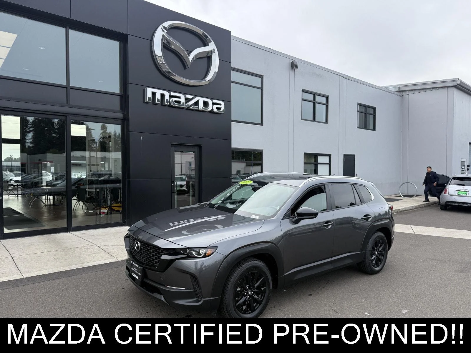 Certified Used 2025 Machine Gray Metallic Mazda 2.5 S Premium Package image 1