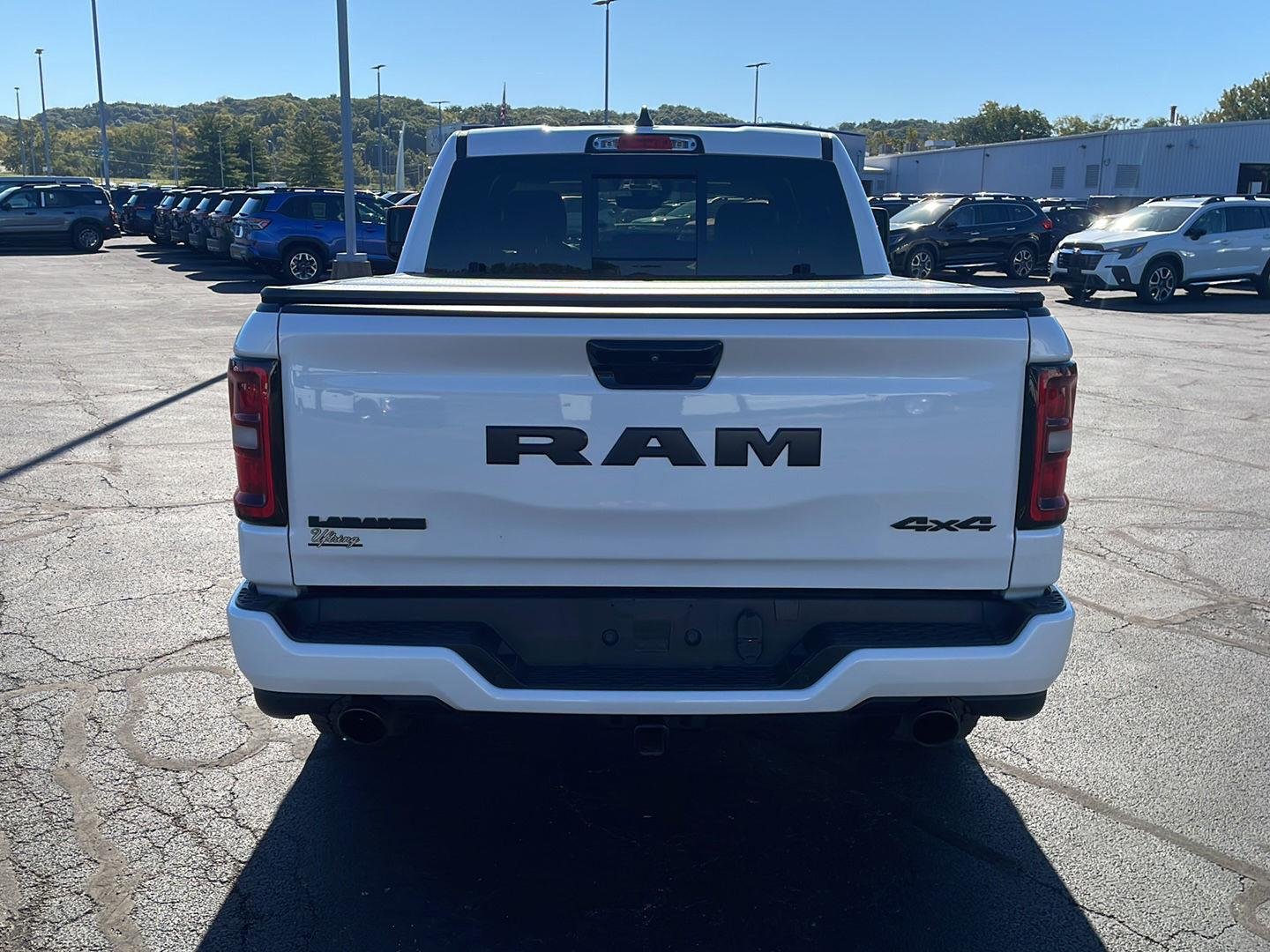 Used 2025 Ivory White Ram Laramie image 4
