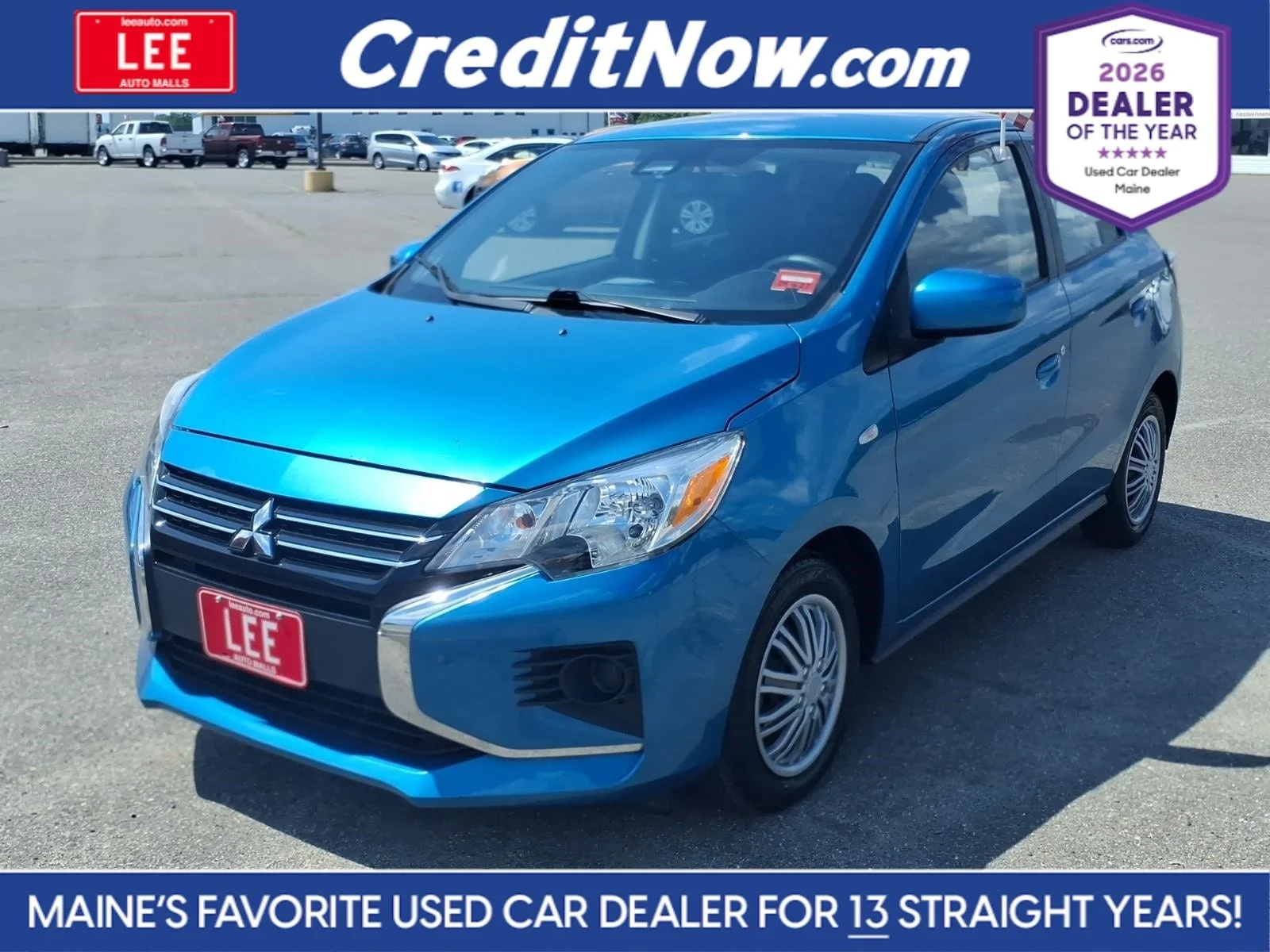 Used 2021 Sapphire Blue Mitsubishi ES image 1
