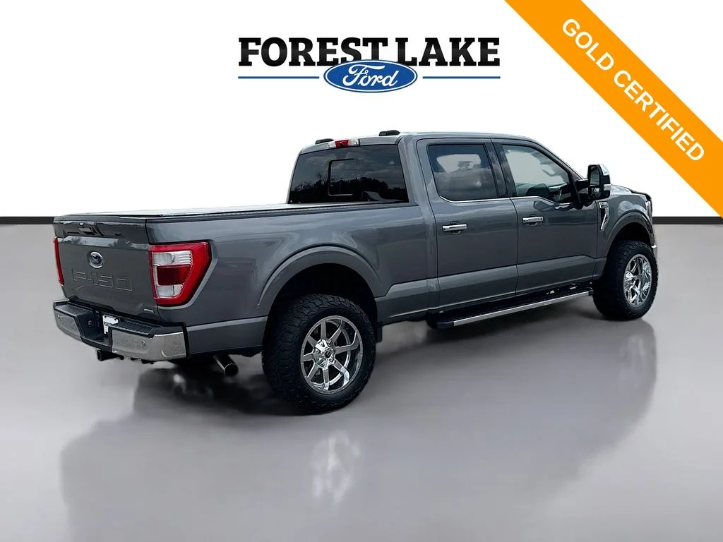 Used 2021 Gray Metallic Ford Lariat image 7