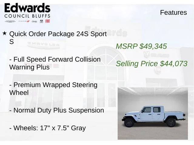 New 2026 White Jeep Sport S image 16