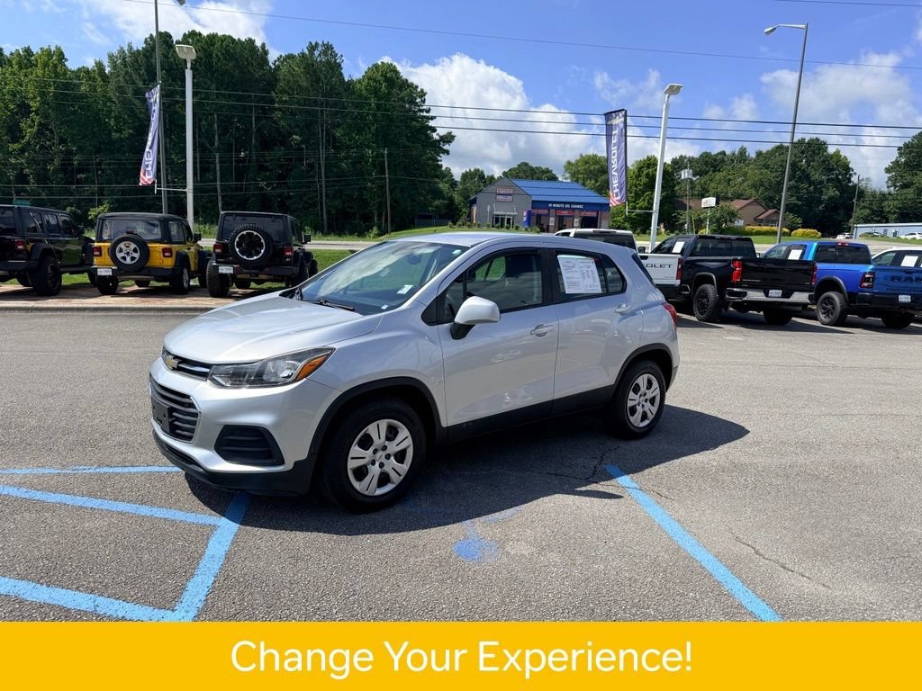 Used 2017 Chevrolet Trax LS with VIN KL7CJKSB1HB237243 for sale in Guntersville, AL