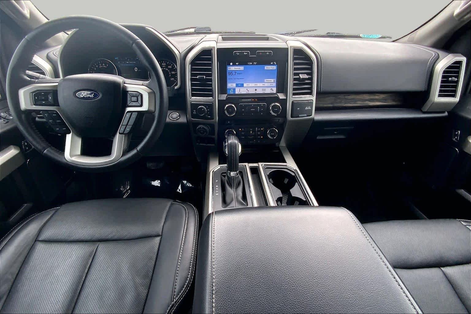 Used 2018 Shadow Black Ford LARIAT image 14