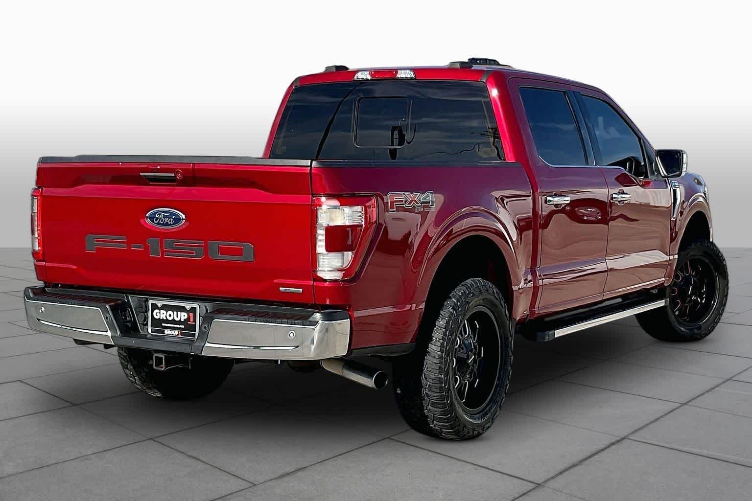Used 2021 Rapid Red Metallic Tinted Clearcoat Ford LARIAT image 12