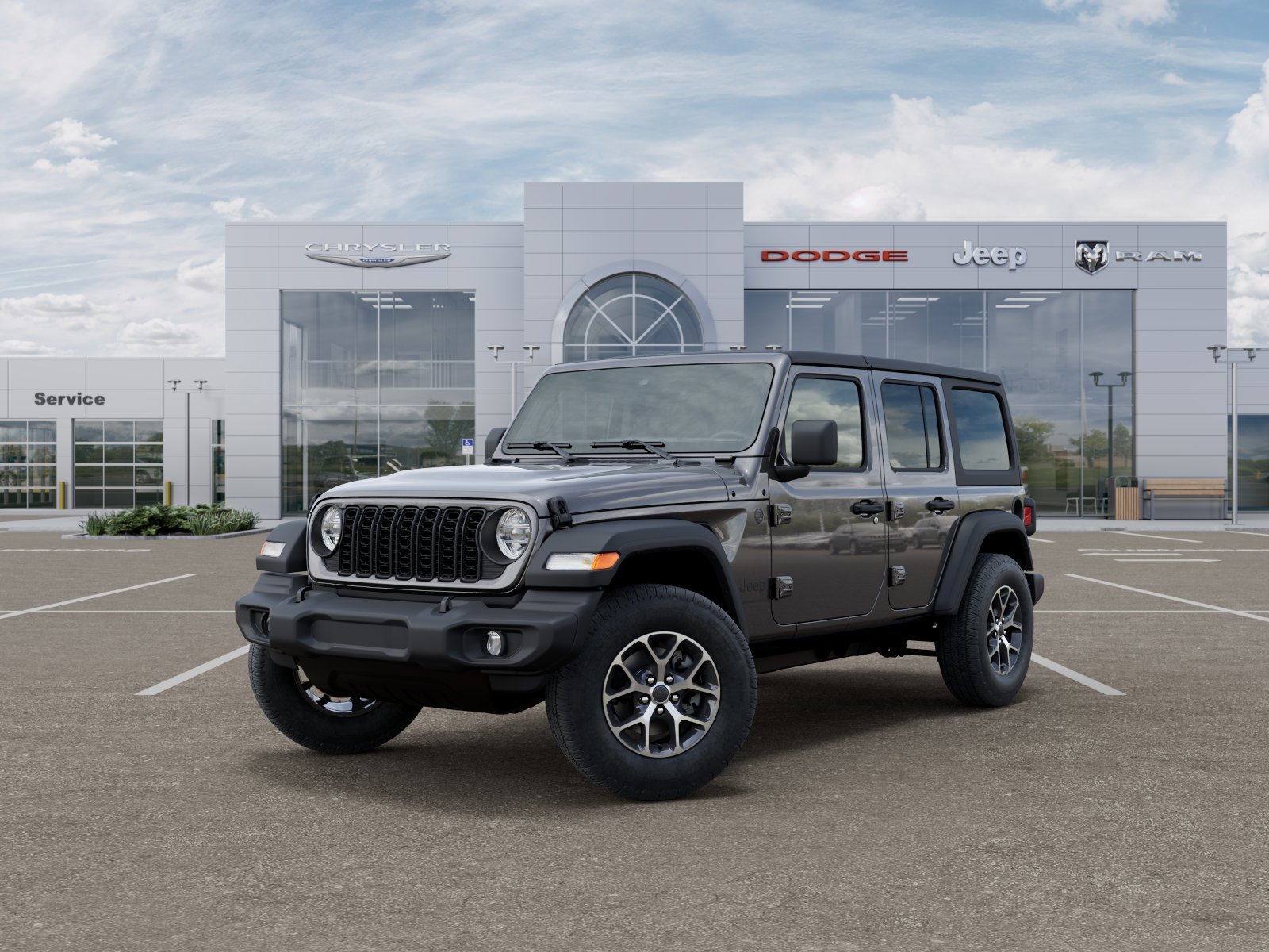 New 2026 Granite Crystal Metallic Clear-Coat Exterior Paint Jeep Sport S image 10