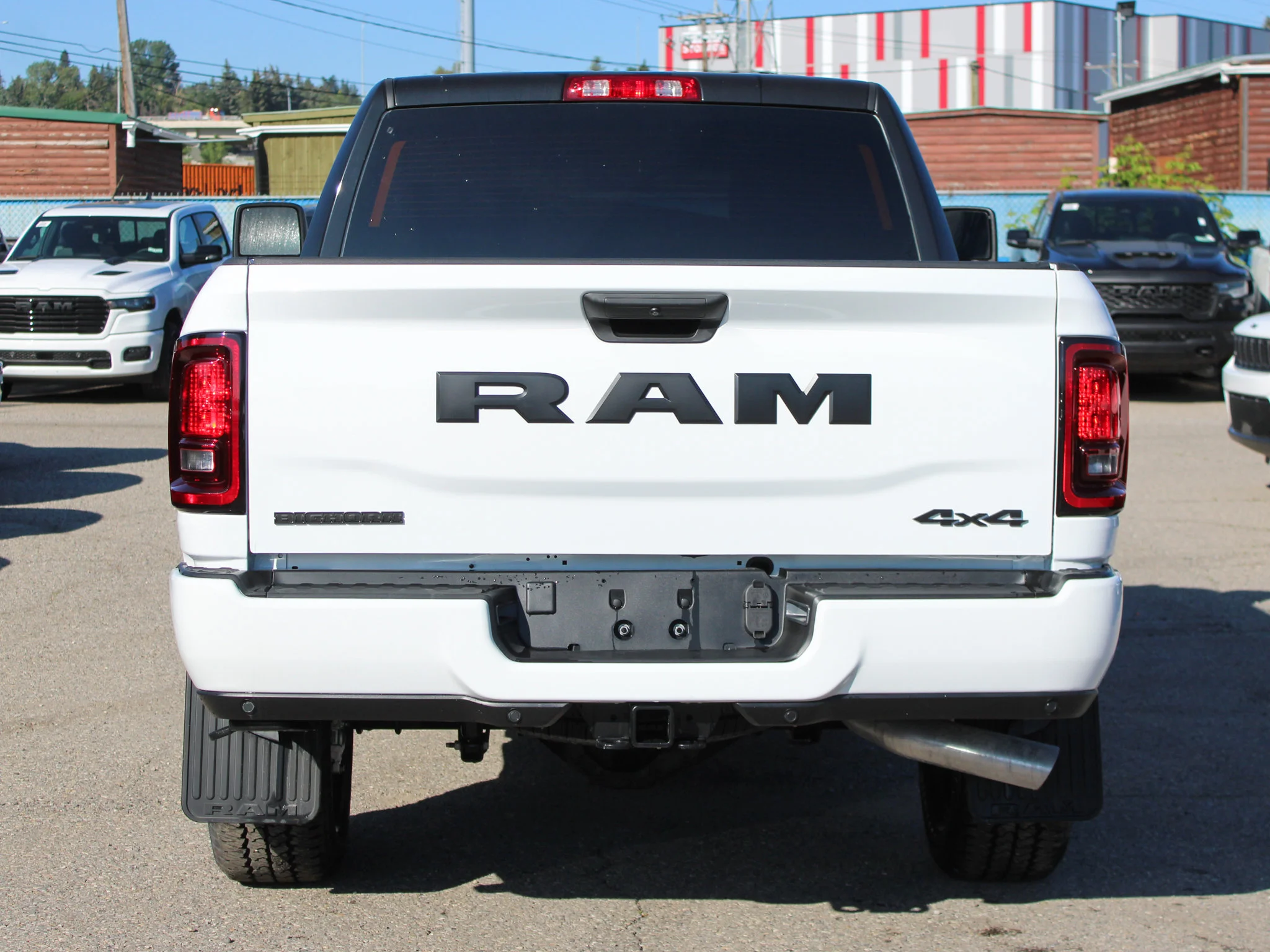 New 2026 White RAM Big Horn* image 3