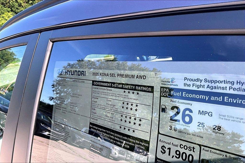 New 2026 Denim Blue Pearl Hyundai SEL Premium image 14