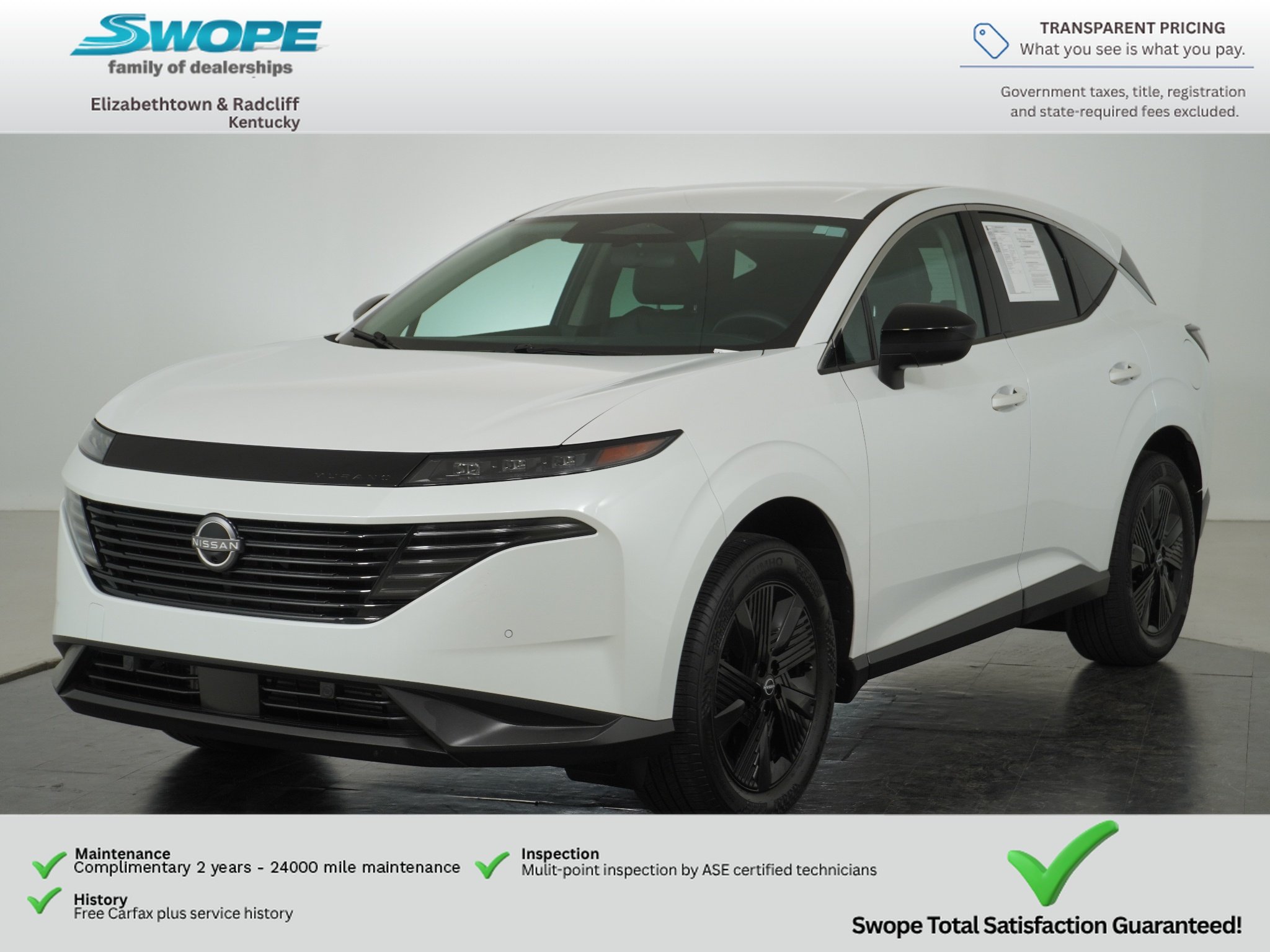 Used 2025 Everest White Pearl Tricoat Nissan SV image 8