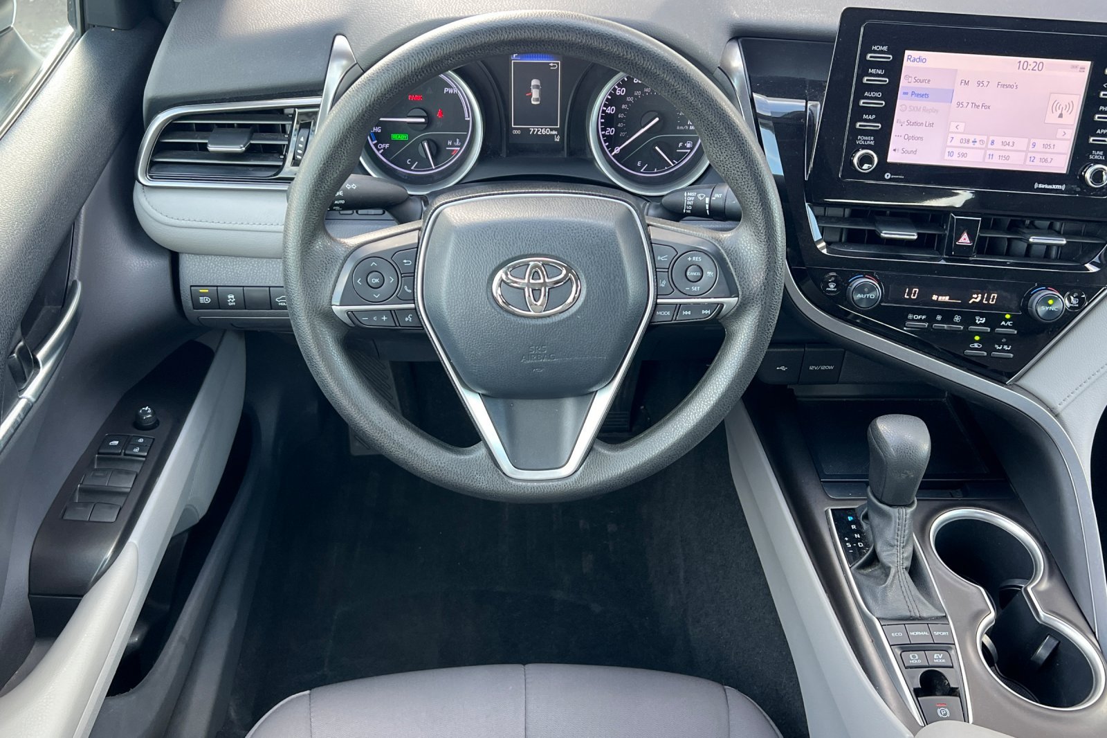 Certified Used 2021 Super White Toyota Hybrid LE image 14