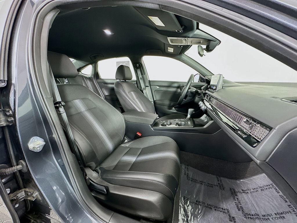 Certified Used 2025 Meteorite Gray Metallic Honda 4D SPORT image 56
