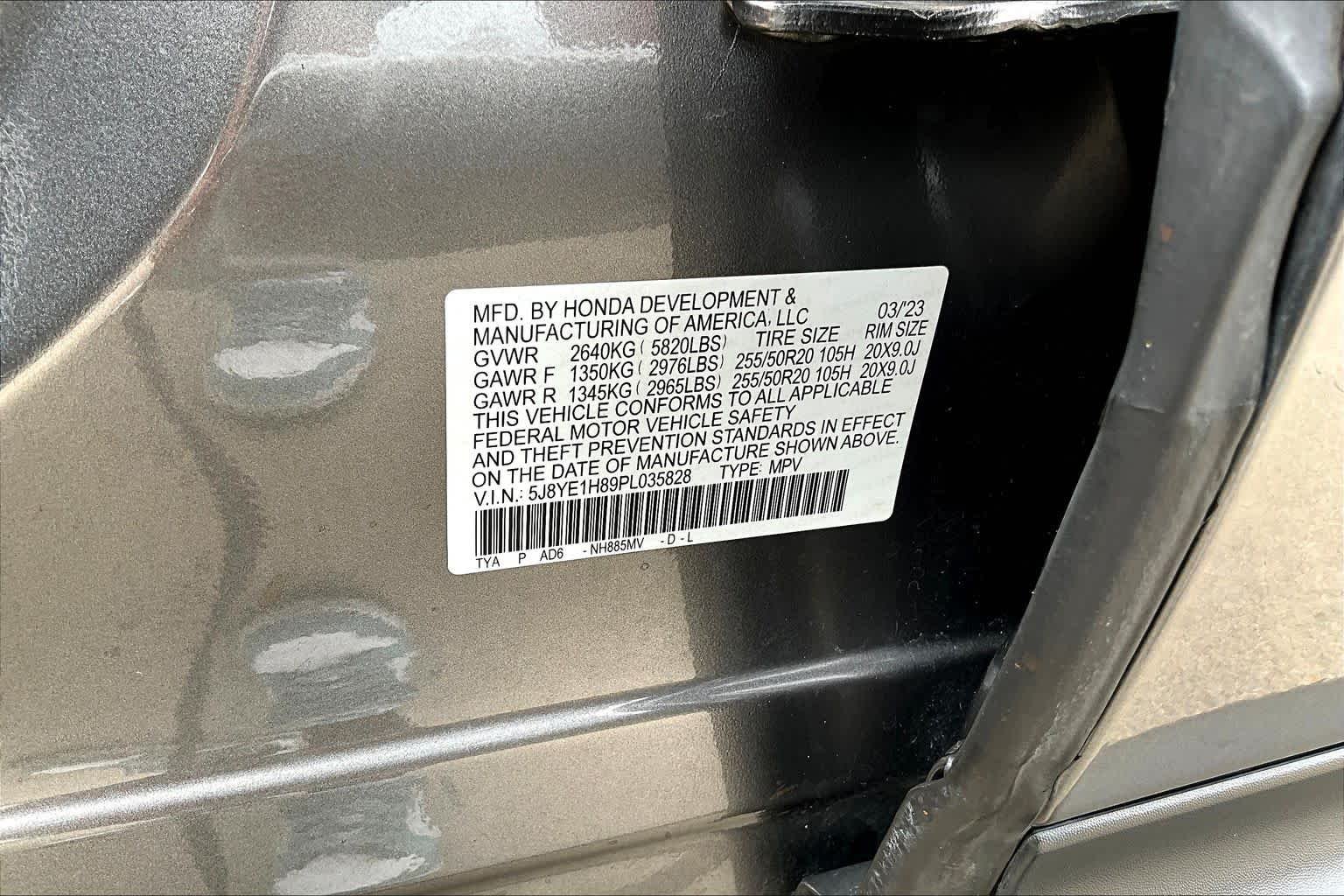 Used 2023 Liquid Carbon Metallic Acura w/Advance Package image 54