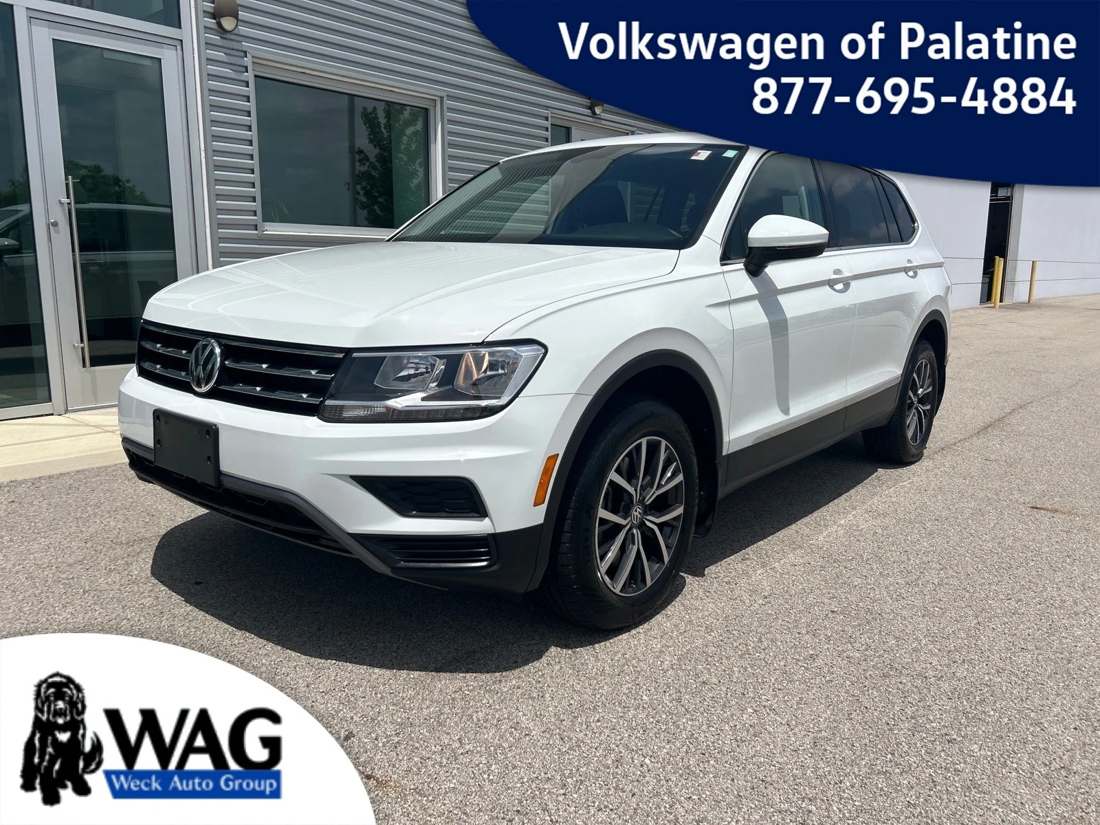 Used 2020 Pure White Volkswagen SE 4Motion image 1