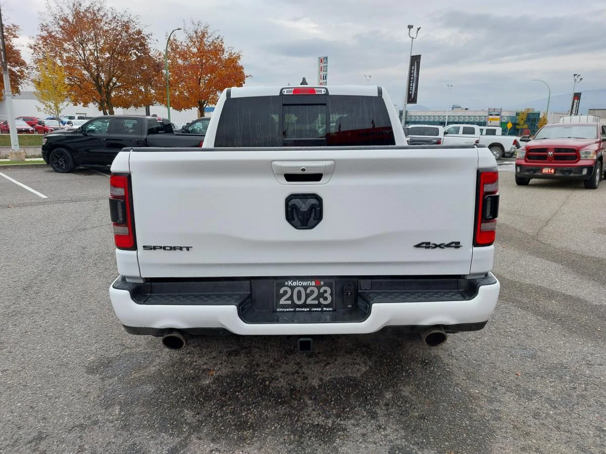 Used 2023 White RAM Sport 4x4 Crew Cab 5