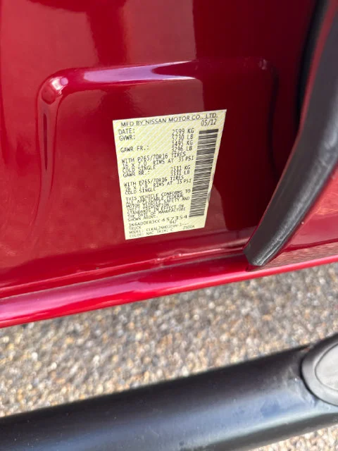 Used 2012 Red Nissan SV image 22