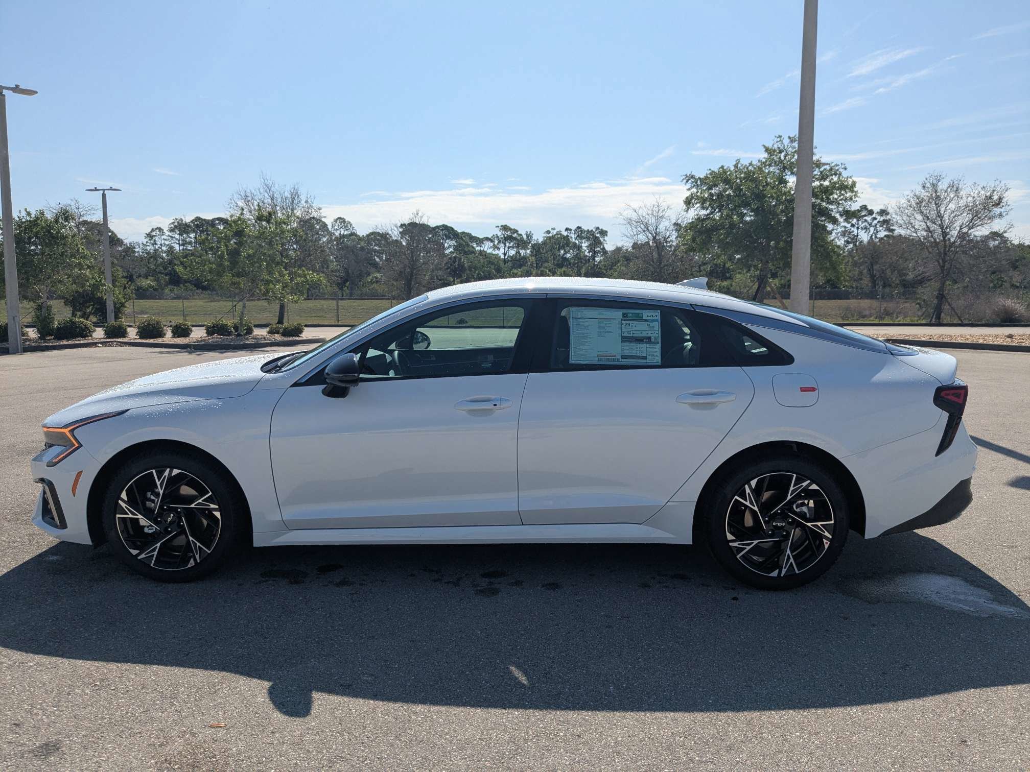 New 2026 Snow White Pearl Kia GT-Line FWD image 8