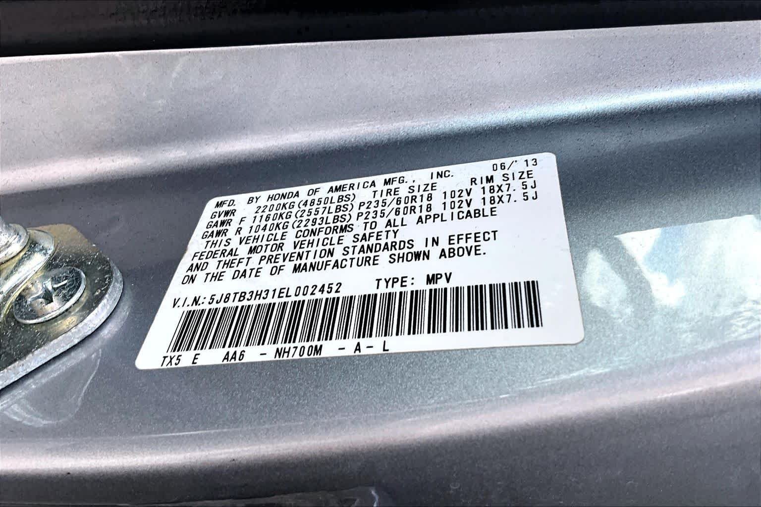 Used 2014 Forged Silver Metallic Acura  image 32