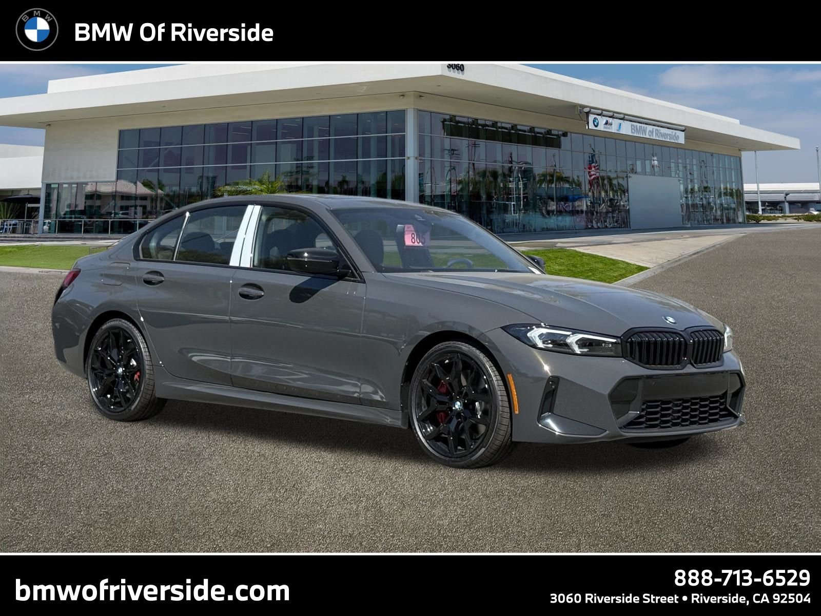 New 2026 Dravit Grey Metallic BMW 330i image 1